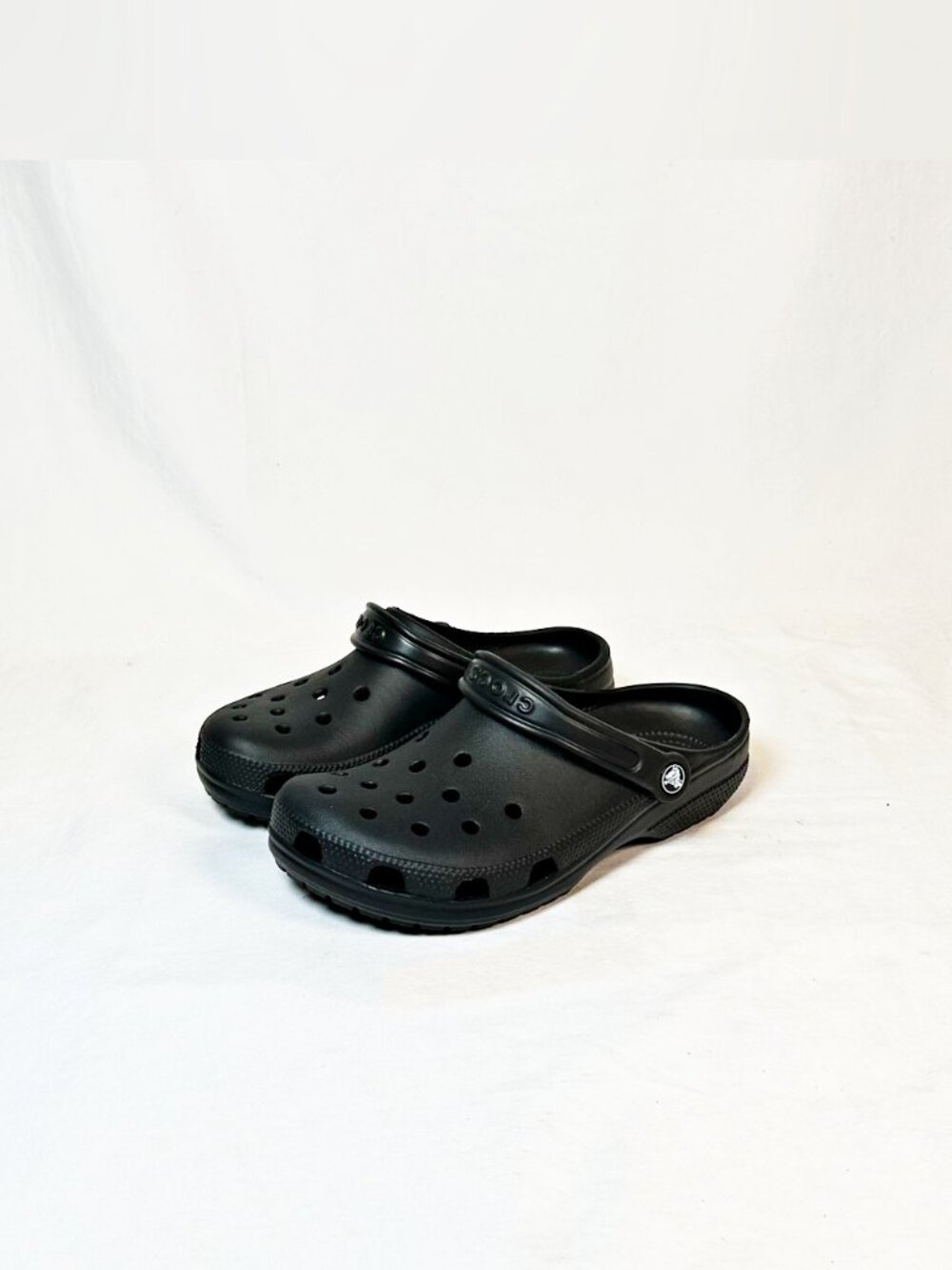 Crocs Unisex Black Classic Comfort Slides Clogs~M-6/W-8~